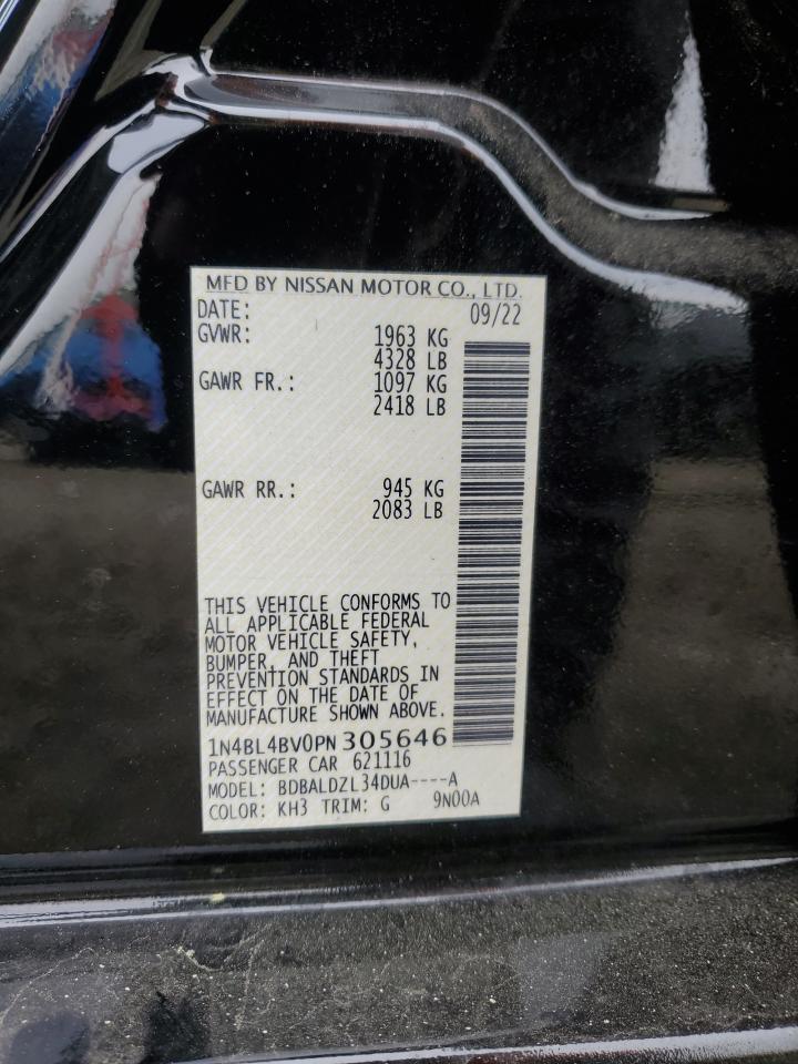 Photo 11 VIN: 1N4BL4BV0PN305646 - NISSAN ALTIMA 