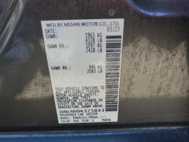 Photo 11 VIN: 1N4BL4BV0PN375843 - NISSAN ALTIMA S 