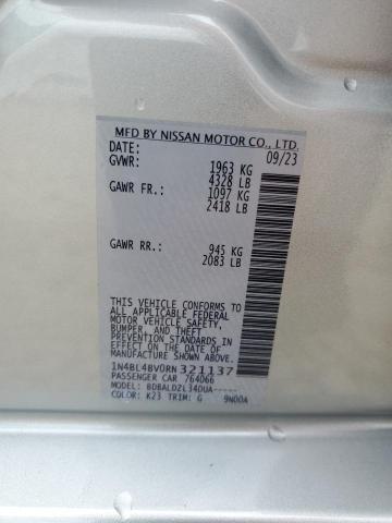 Photo 11 VIN: 1N4BL4BV0RN321137 - NISSAN ALTIMA S 