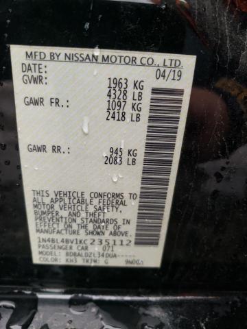 Photo 11 VIN: 1N4BL4BV1KC235112 - NISSAN ALTIMA 