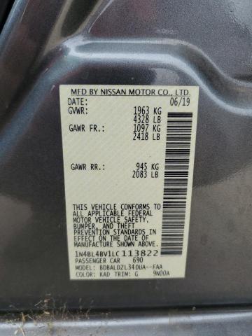 Photo 11 VIN: 1N4BL4BV1LC113822 - NISSAN ALTIMA S 