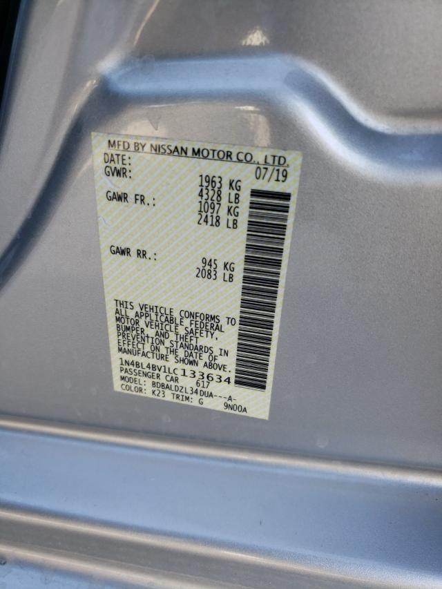 Photo 9 VIN: 1N4BL4BV1LC133634 - NISSAN ALTIMA S 