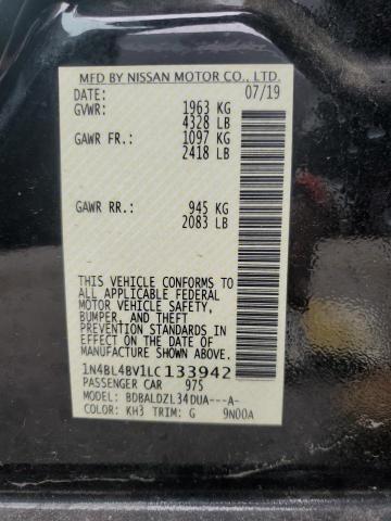 Photo 11 VIN: 1N4BL4BV1LC133942 - NISSAN ALTIMA S 