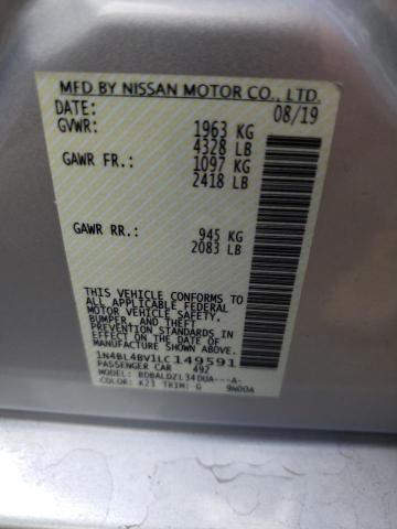 Photo 9 VIN: 1N4BL4BV1LC149591 - NISSAN ALTIMA S 