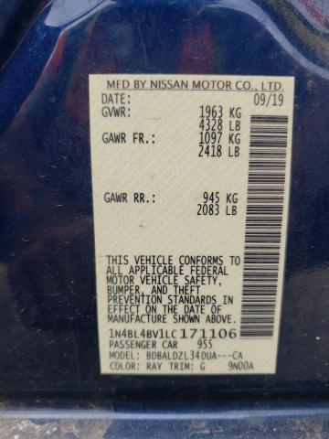 Photo 12 VIN: 1N4BL4BV1LC171106 - NISSAN ALTIMA 