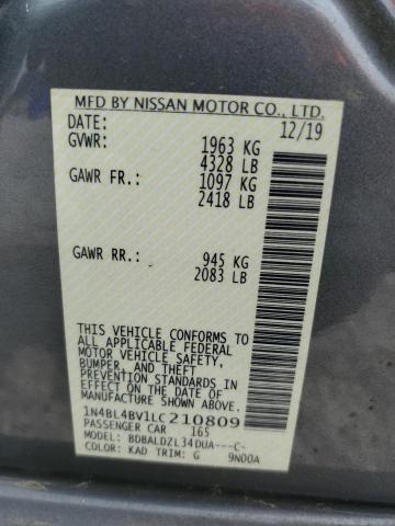 Photo 11 VIN: 1N4BL4BV1LC210809 - NISSAN ALTIMA S 