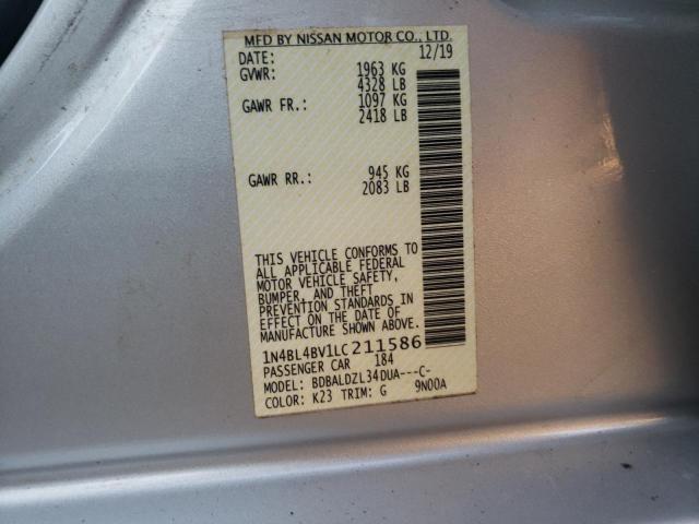 Photo 11 VIN: 1N4BL4BV1LC211586 - NISSAN ALTIMA S 