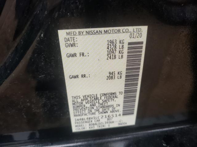 Photo 9 VIN: 1N4BL4BV1LC216514 - NISSAN ALTIMA S 