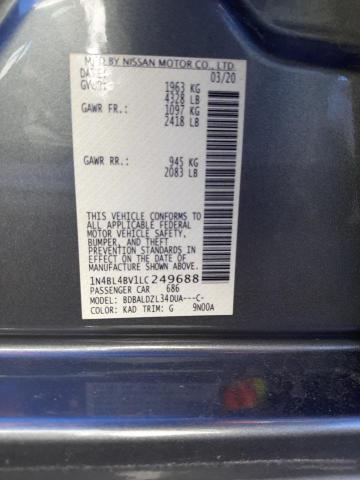 Photo 9 VIN: 1N4BL4BV1LC249688 - NISSAN ALTIMA S 