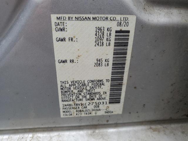 Photo 11 VIN: 1N4BL4BV1LC275031 - NISSAN ALTIMA S 