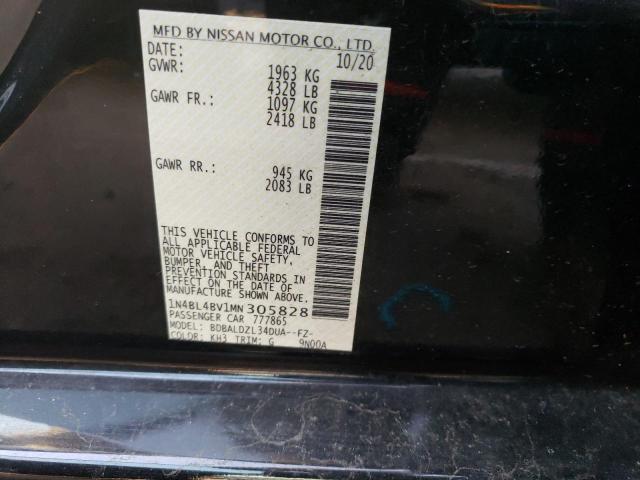 Photo 11 VIN: 1N4BL4BV1MN305828 - NISSAN ALTIMA S 