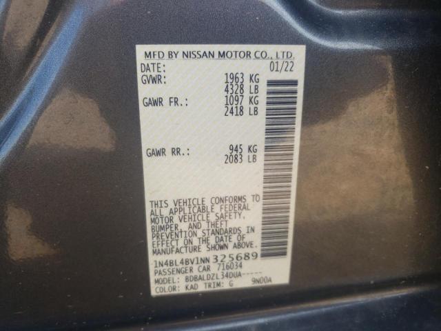 Photo 12 VIN: 1N4BL4BV1NN325689 - NISSAN ALTIMA S 