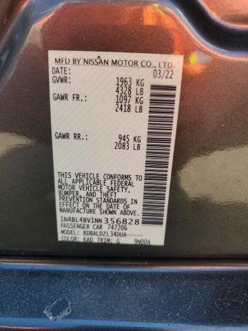 Photo 11 VIN: 1N4BL4BV1NN356828 - NISSAN ALTIMA 