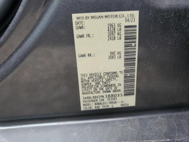 Photo 11 VIN: 1N4BL4BV1PN388035 - NISSAN ALTIMA 