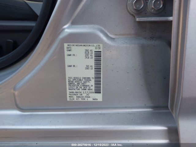 Photo 8 VIN: 1N4BL4BV2KC127209 - NISSAN ALTIMA 