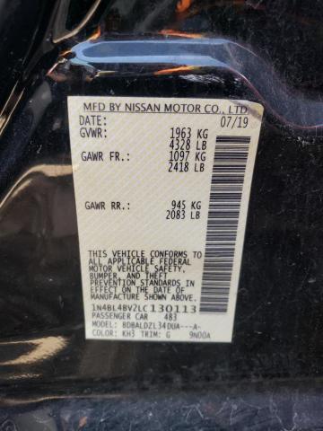 Photo 9 VIN: 1N4BL4BV2LC130113 - NISSAN ALTIMA S 