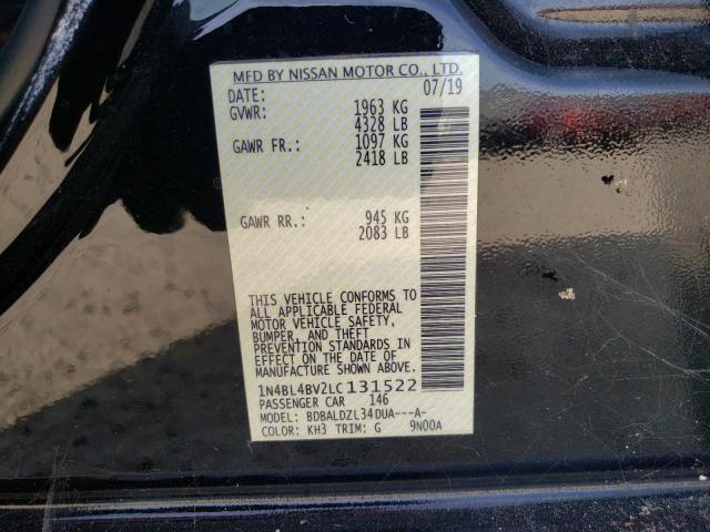 Photo 11 VIN: 1N4BL4BV2LC131522 - NISSAN ALTIMA S 