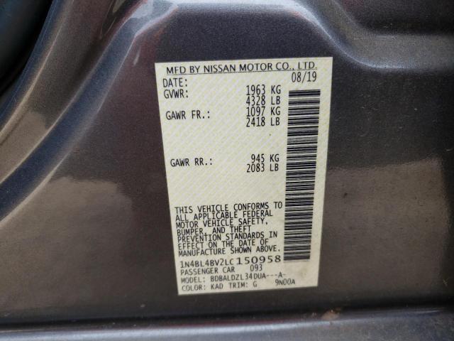 Photo 11 VIN: 1N4BL4BV2LC150958 - NISSAN ALTIMA 