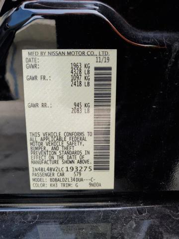 Photo 12 VIN: 1N4BL4BV2LC193275 - NISSAN ALTIMA S 