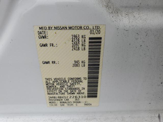 Photo 11 VIN: 1N4BL4BV2LC226310 - NISSAN ALTIMA S 