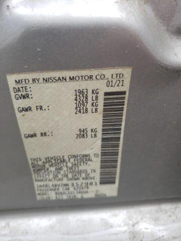 Photo 12 VIN: 1N4BL4BV2MN352981 - NISSAN ALTIMA 