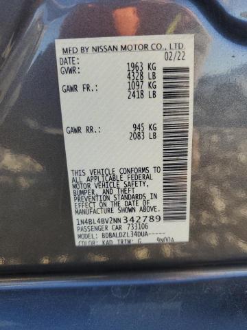 Photo 12 VIN: 1N4BL4BV2NN342789 - NISSAN ALTIMA 