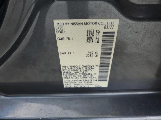 Photo 11 VIN: 1N4BL4BV2NN364534 - NISSAN ALTIMA S 