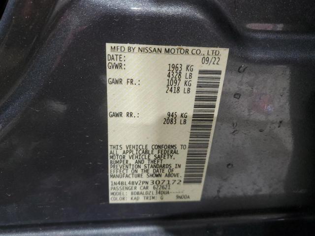 Photo 12 VIN: 1N4BL4BV2PN307172 - NISSAN ALTIMA 