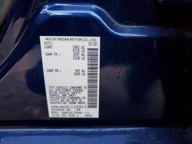 Photo 11 VIN: 1N4BL4BV3KC133925 - NISSAN ALTIMA 