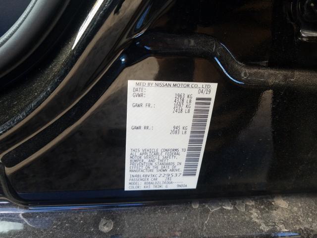 Photo 9 VIN: 1N4BL4BV3KC229537 - NISSAN ALTIMA S 