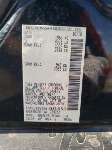 Photo 11 VIN: 1N4BL4BV3KN301650 - NISSAN ALTIMA 