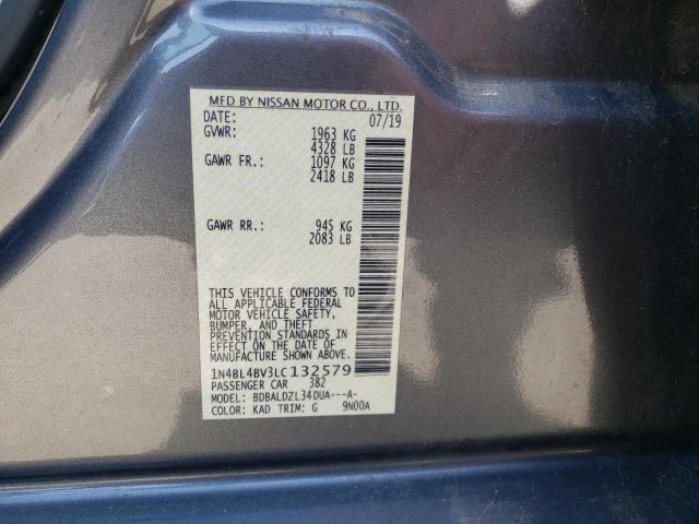 Photo 11 VIN: 1N4BL4BV3LC132579 - NISSAN ALTIMA S 