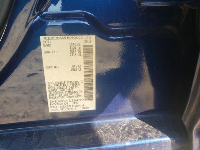 Photo 9 VIN: 1N4BL4BV3LC136499 - NISSAN ALTIMA S 