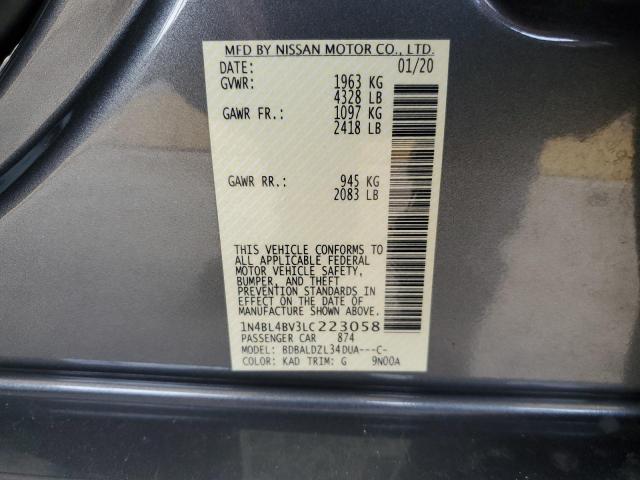 Photo 11 VIN: 1N4BL4BV3LC223058 - NISSAN ALTIMA S 