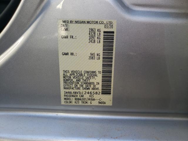 Photo 9 VIN: 1N4BL4BV3LC246582 - NISSAN ALTIMA S 