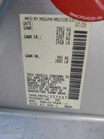 Photo 12 VIN: 1N4BL4BV3LC257517 - NISSAN ALTIMA S 