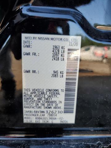 Photo 11 VIN: 1N4BL4BV3MN326230 - NISSAN ALTIMA S 