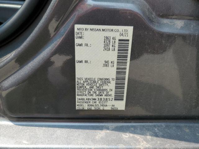 Photo 11 VIN: 1N4BL4BV3MN383852 - NISSAN ALTIMA S 