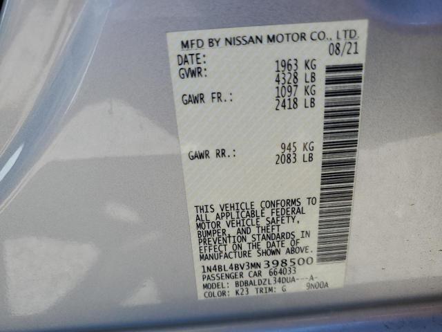 Photo 12 VIN: 1N4BL4BV3MN398500 - NISSAN ALTIMA 