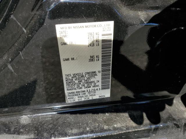 Photo 9 VIN: 1N4BL4BV3NN317643 - NISSAN ALTIMA S 