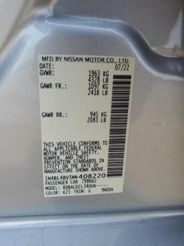 Photo 12 VIN: 1N4BL4BV3NN408220 - NISSAN ALTIMA S 