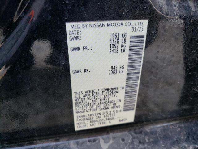 Photo 11 VIN: 1N4BL4BV3PN351584 - NISSAN ALTIMA S 