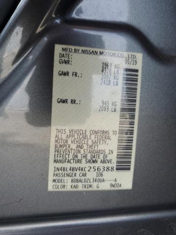 Photo 11 VIN: 1N4BL4BV4KC256388 - NISSAN ALTIMA S 