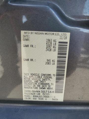 Photo 11 VIN: 1N4BL4BV4KN307568 - NISSAN ALTIMA S 