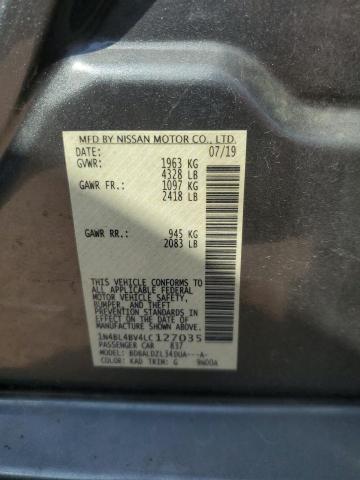 Photo 11 VIN: 1N4BL4BV4LC127035 - NISSAN ALTIMA S 