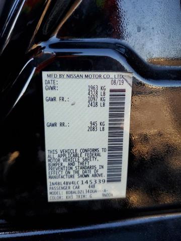 Photo 11 VIN: 1N4BL4BV4LC145339 - NISSAN ALTIMA S 