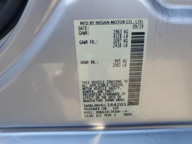 Photo 12 VIN: 1N4BL4BV4LC164201 - NISSAN ALTIMA 