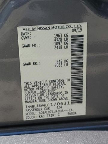 Photo 12 VIN: 1N4BL4BV4LC170631 - NISSAN ALTIMA 