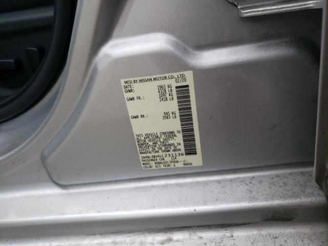 Photo 9 VIN: 1N4BL4BV4LC231136 - NISSAN ALTIMA S 