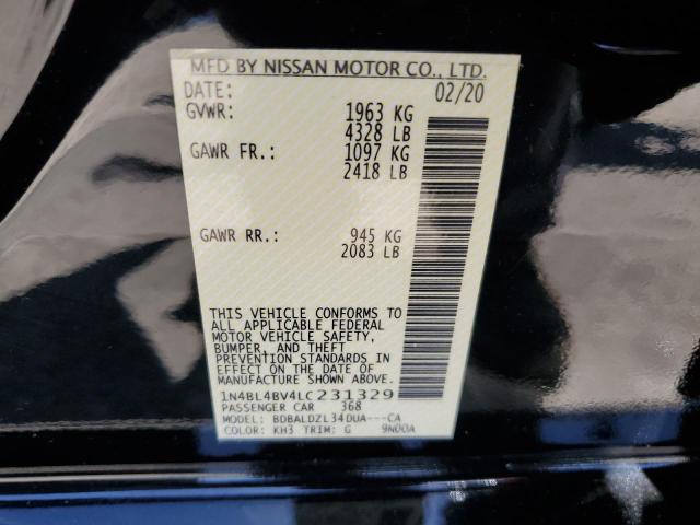 Photo 11 VIN: 1N4BL4BV4LC231329 - NISSAN ALTIMA S 